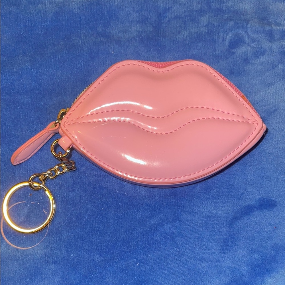Victoria Secret Pink Lip-Shaped Coin Purse